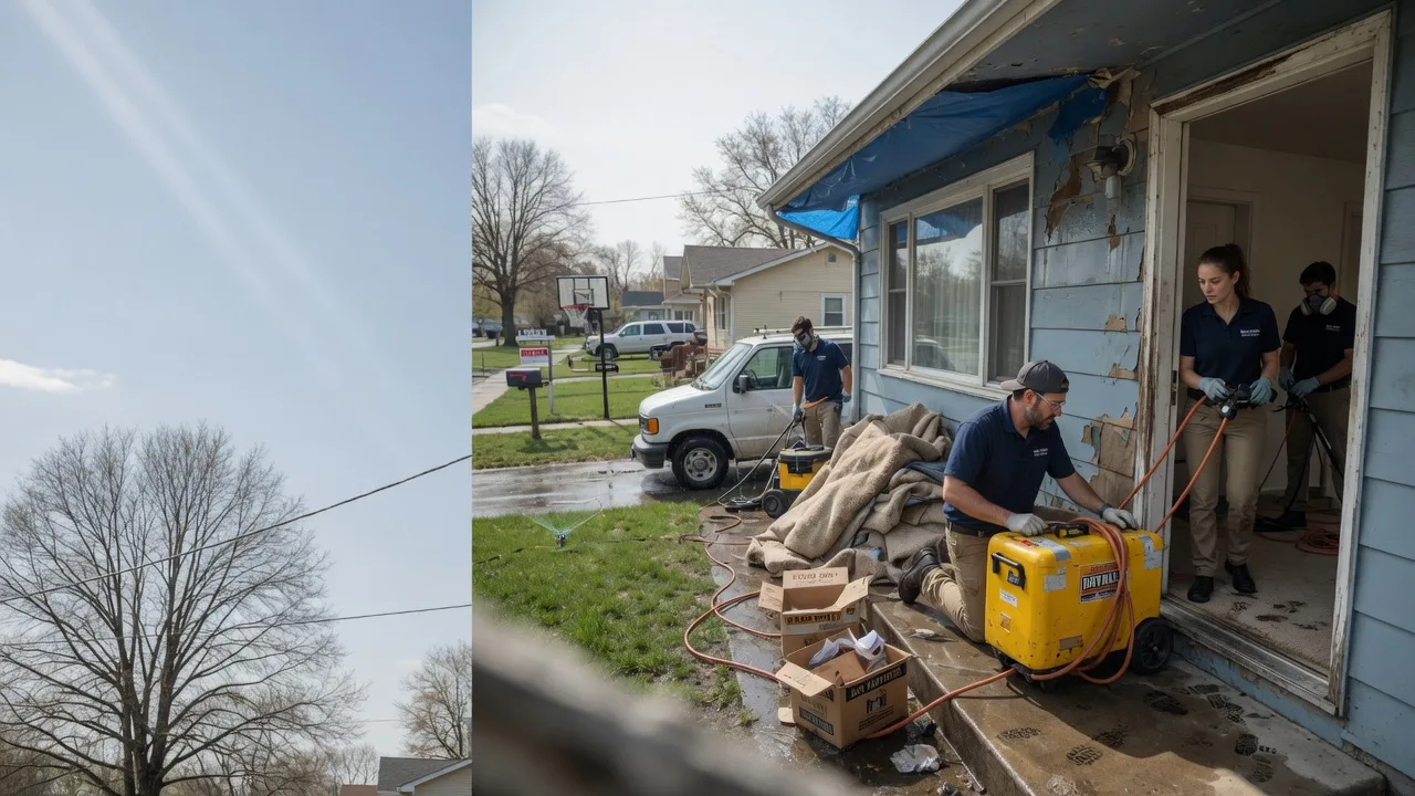 Basement Flood Cleanup in Clayton, OH near me